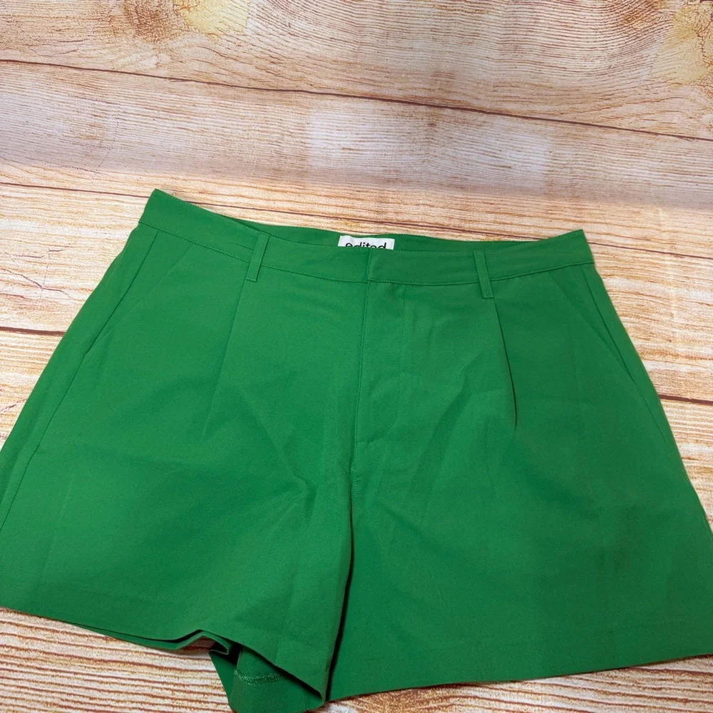 Edited by Remi Bader Women's Trouser Short Pants Size 14 Green‎